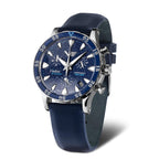 Vostok Europe Undine Quartz Movt. 20ATM WR Blue Dial Ladies Watch with Blue Colour Leather Strap