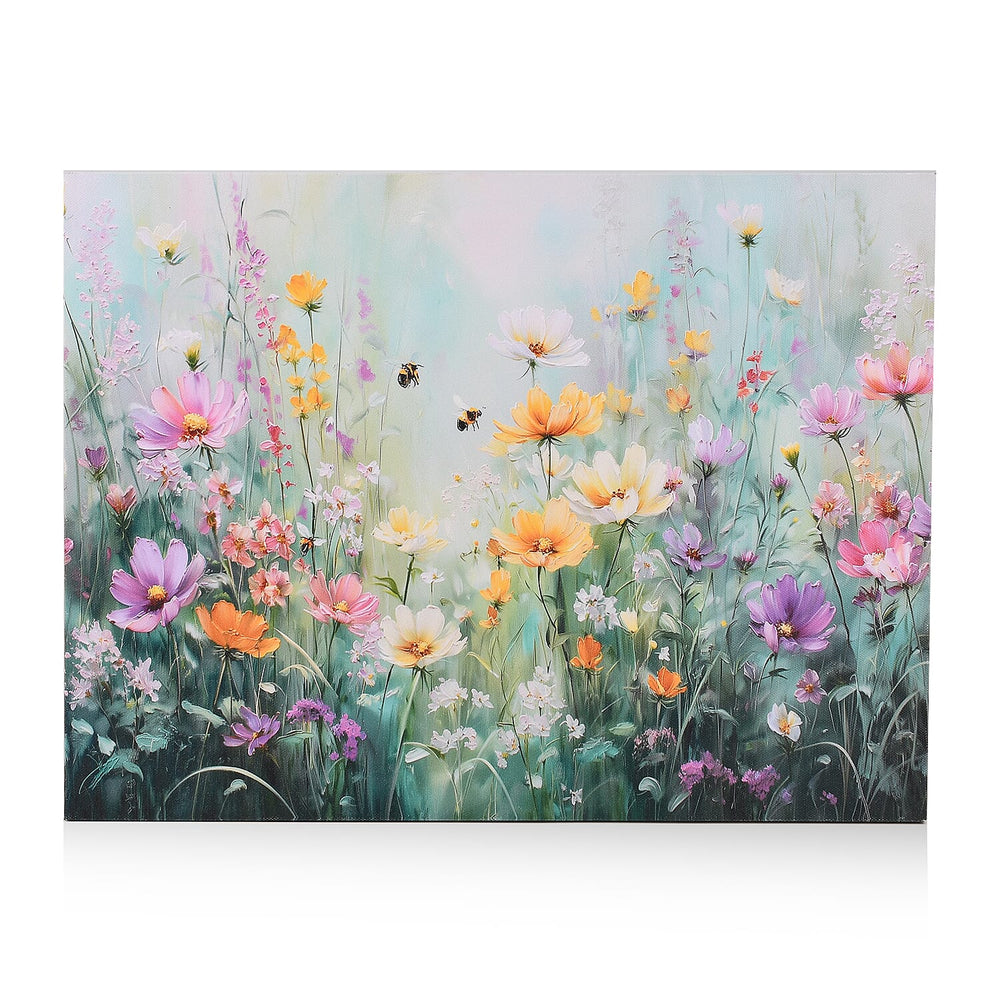 BLISS - BEYOND Wildflower Meadow LED Canvas Wall Art with built- in light (30x40cm)