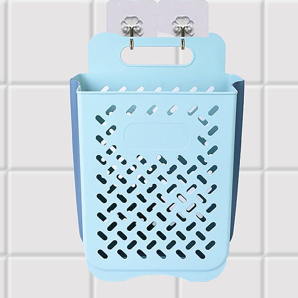 Multipurpose Collapsable Smart Storage Unit - Laundry - Stationary - Kitchen - DIY (Size-49x35x25Cm) - Blue