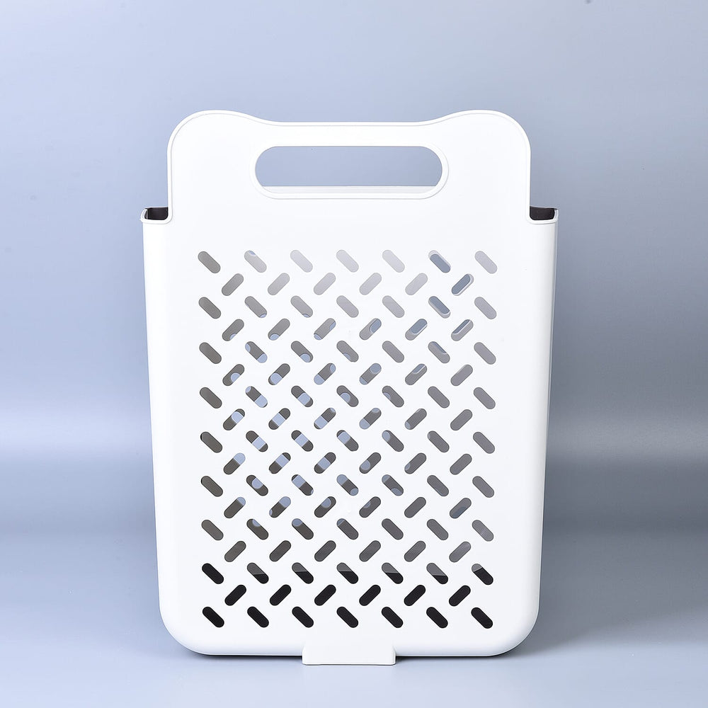 Multipurpose Collapsable Smart Storage Unit - Laundry - Stationary - Kitchen - DIY (Size-49x35x25Cm) - White and Grey
