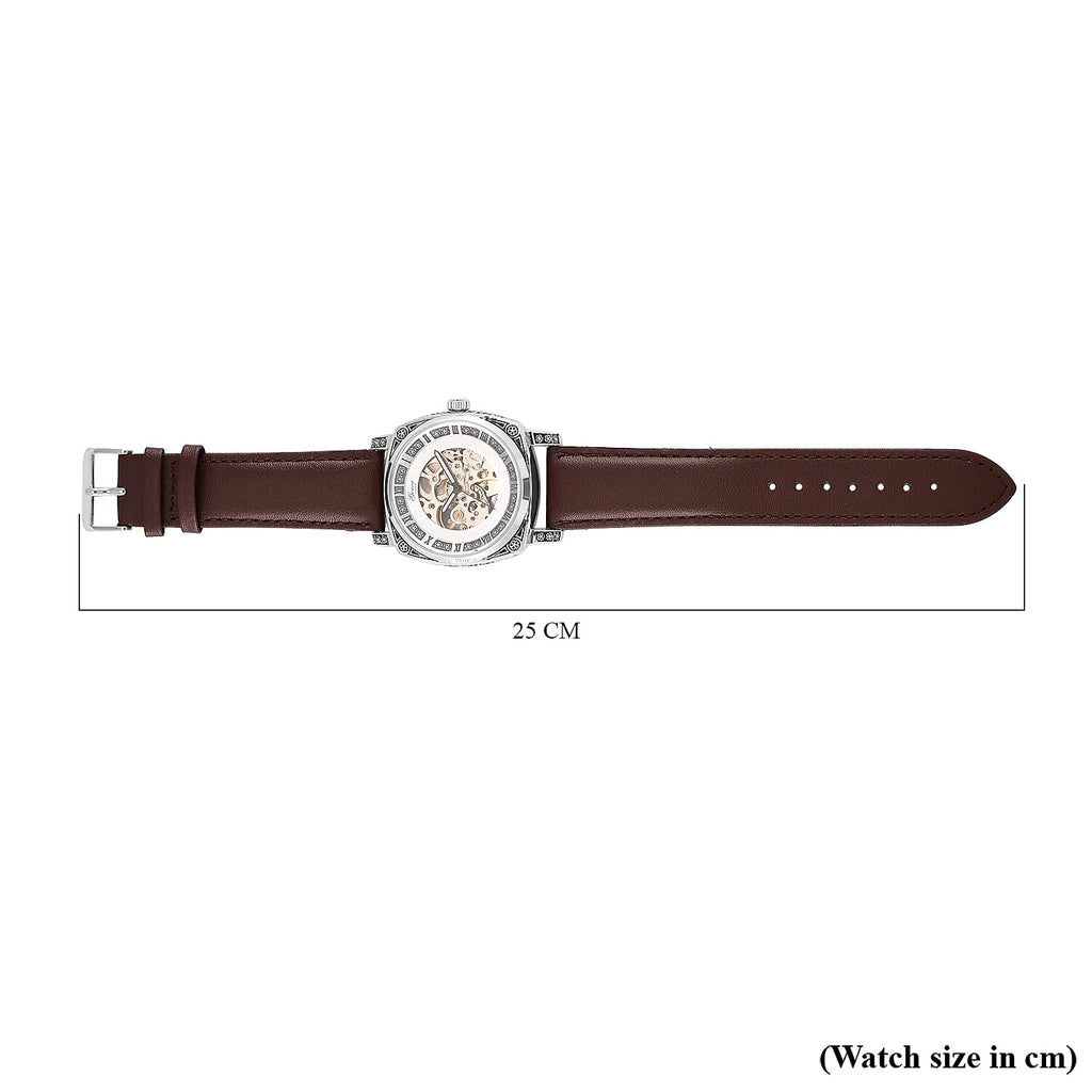 Designer Inspired - GENOA Automatic Mechanical Movement Watch with SKELETON Design - Limited Stock