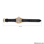 LIMITED EDITION William Hunt London Automatic Movement 5 ATM WR Moon Phase Watch With Black Leather Strap