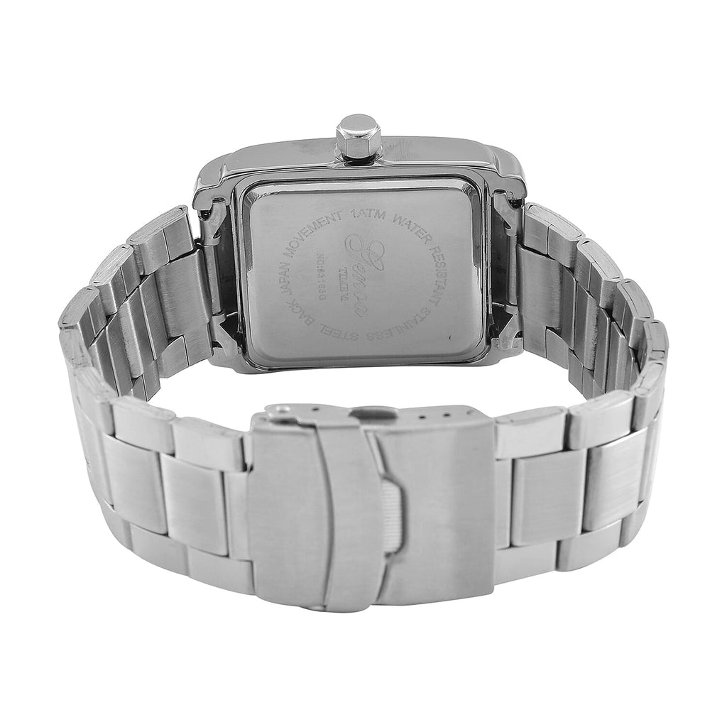 Genoa Time Limited Edition Watch, 3 ATM Water Resistant, With Butterfly Buckle Clasp, Presented in a Gift Box - White