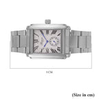 Genoa Time Limited Edition Watch, 3 ATM Water Resistant, With Butterfly Buckle Clasp, Presented in a Gift Box - White