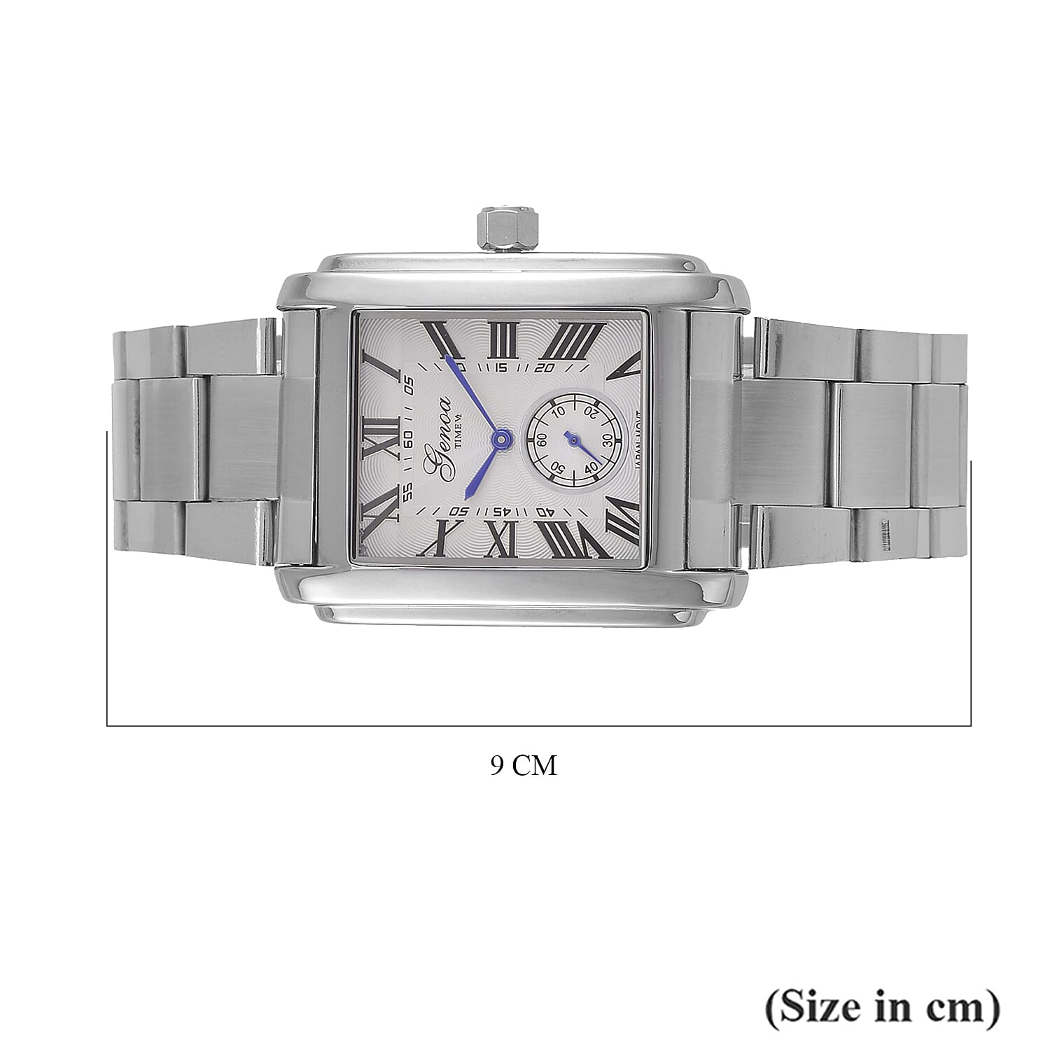 Genoa Time Limited Edition Watch, 3 ATM Water Resistant, With Butterfly Buckle Clasp, Presented in a Gift Box - White
