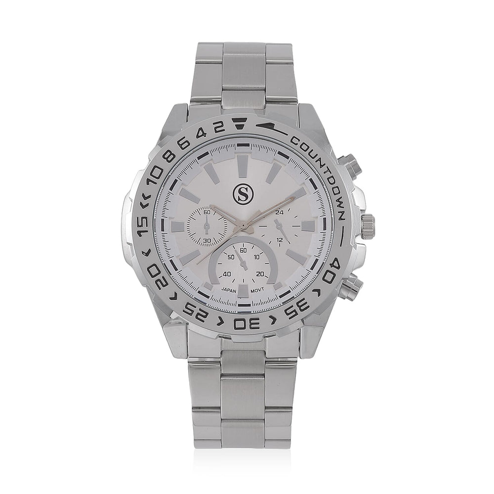 STRADA Limited Edition Japanese Movement, Water-Resistant Stainless Steel Watch Presented in a Gift Box