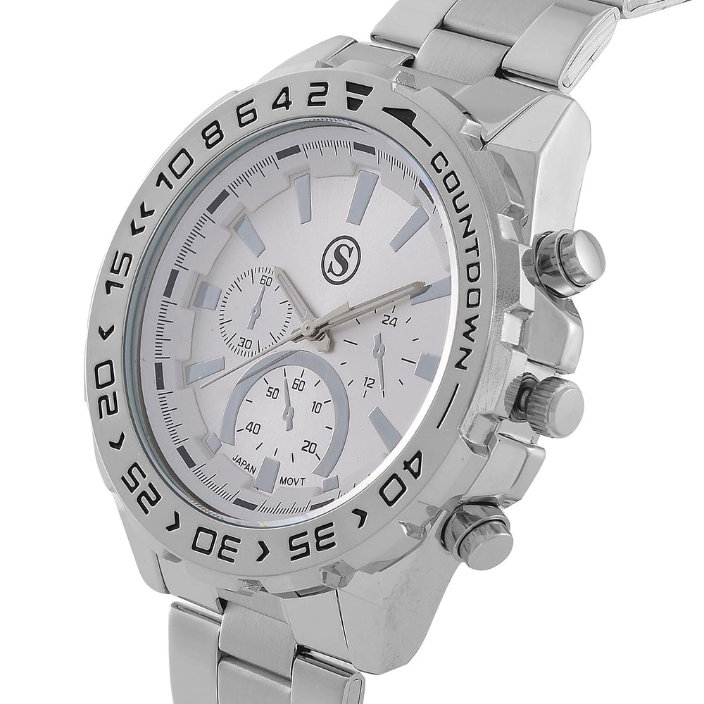 STRADA Limited Edition Japanese Movement, Water-Resistant Stainless Steel Watch Presented in a Gift Box