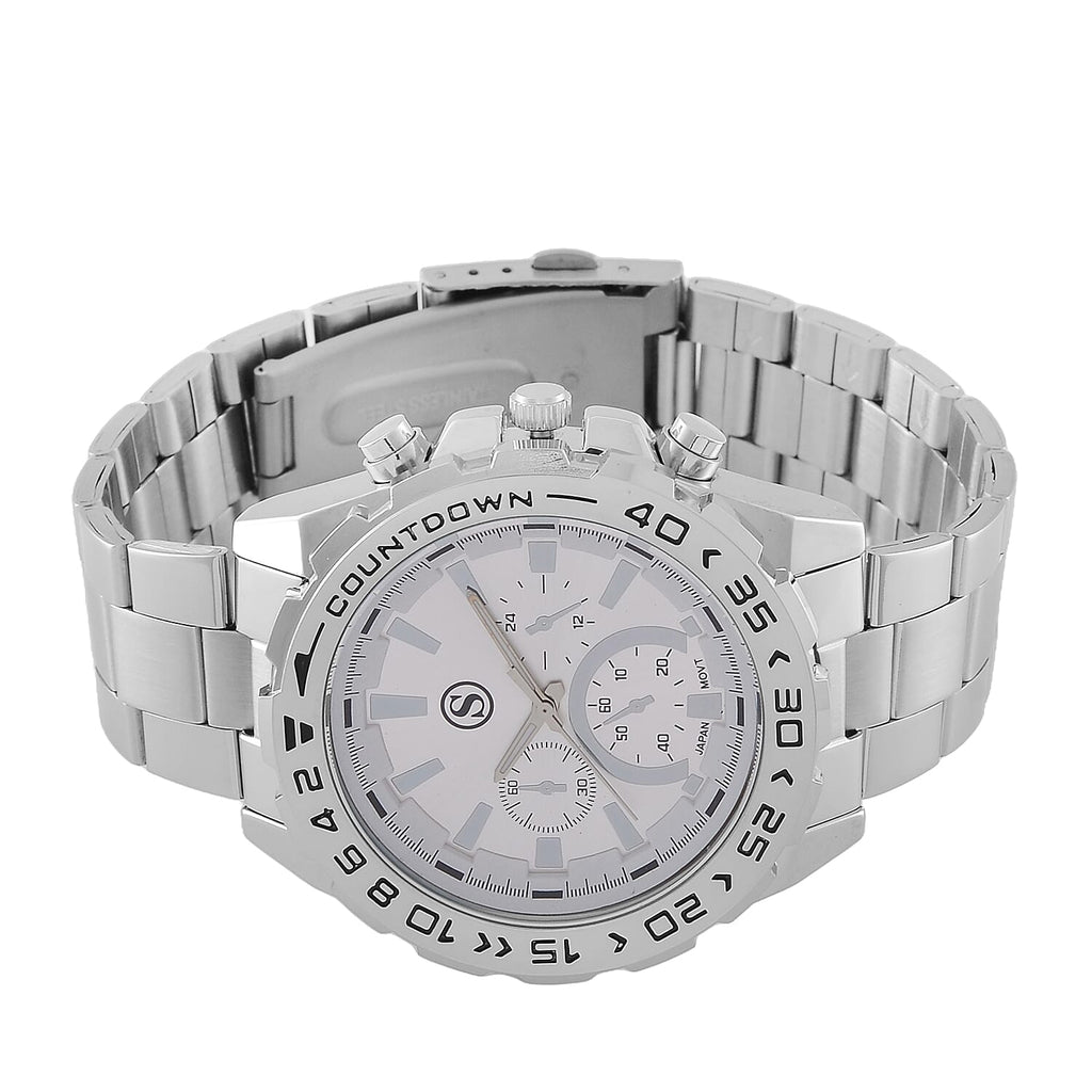 STRADA Limited Edition Japanese Movement, Water-Resistant Stainless Steel Watch Presented in a Gift Box