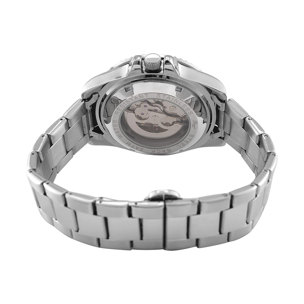 Genoa Time Limited Edition Automatic Skeleton Dial Watch - 3ATM Water Resistant - Presented in a gift box - Green