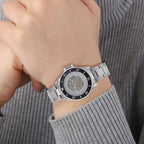 Genoa Time Limited Edition Automatic Skeleton Dial Watch - 3ATM Water Resistant - Presented in a gift box - Black