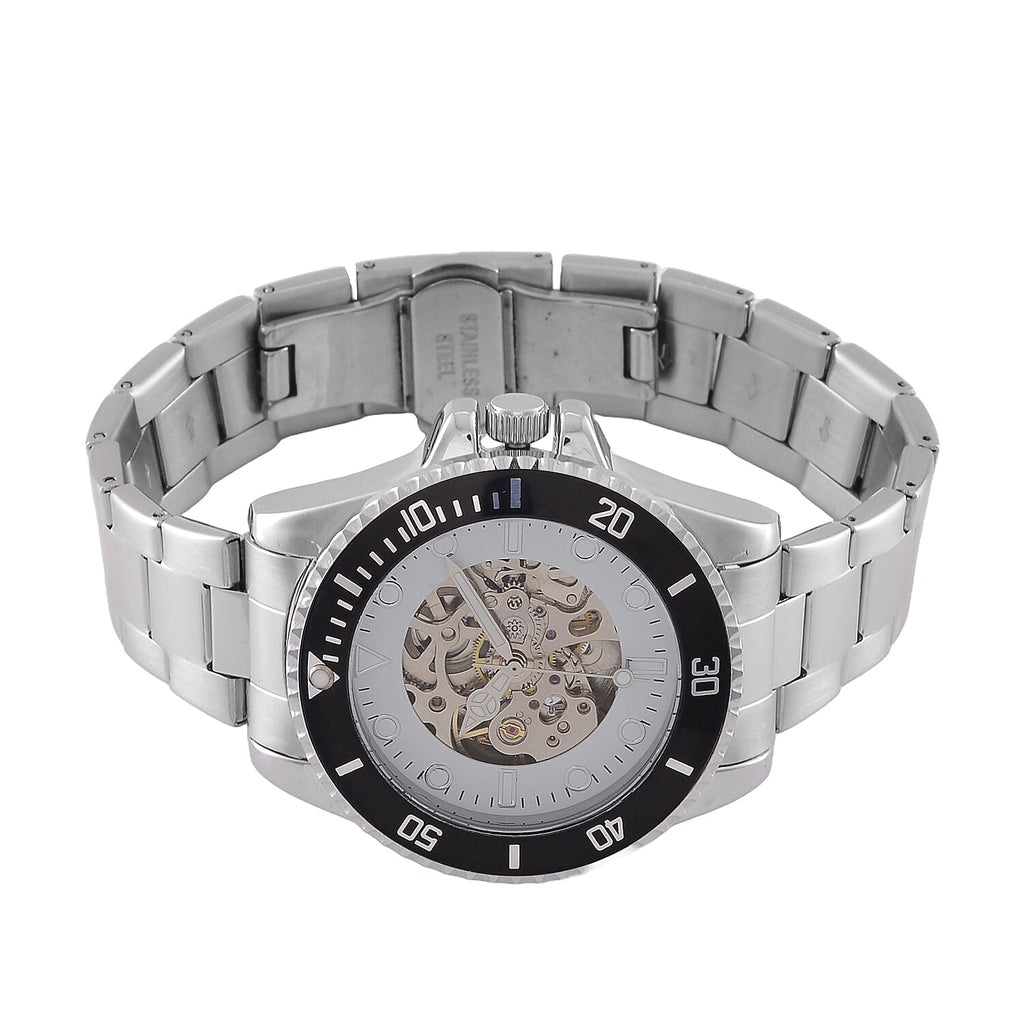 Genoa Time Limited Edition Automatic Skeleton Dial Watch - 3ATM Water Resistant - Presented in a gift box - Black