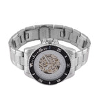 Genoa Time Limited Edition Automatic Skeleton Dial Watch - 3ATM Water Resistant - Presented in a gift box - Black