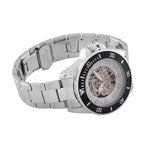 Genoa Time Limited Edition Automatic Skeleton Dial Watch - 3ATM Water Resistant - Presented in a gift box - Black