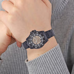 Genoa Time Limited Edition Automatic Skeleton Dial Watch - 3ATM Water Resistant - Presented in a gift box - Grey