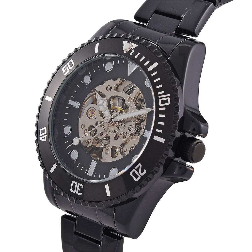 Genoa Time Limited Edition Automatic Skeleton Dial Watch - 3ATM Water Resistant - Presented in a gift box - Grey