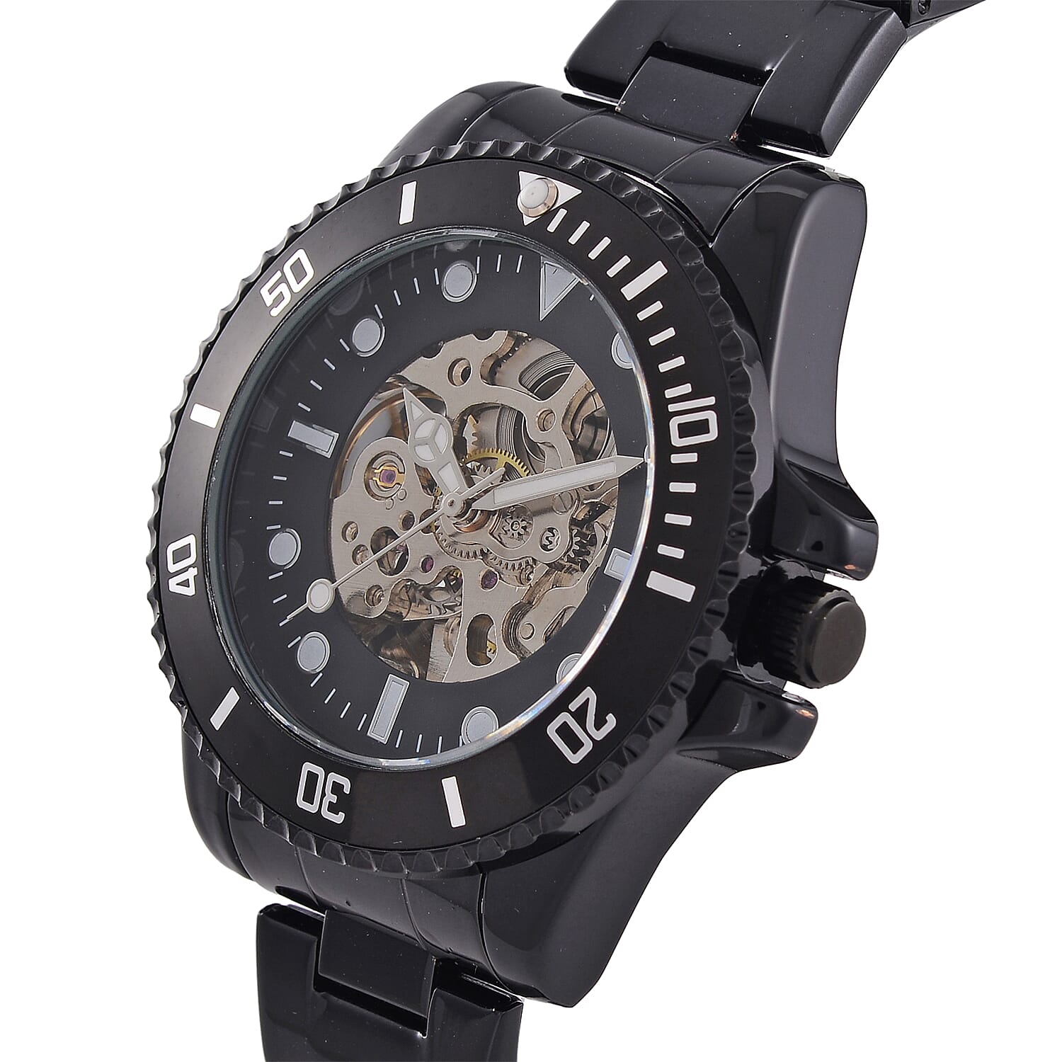 Genoa Time Limited Edition Automatic Skeleton Dial Watch - 3ATM Water Resistant - Presented in a gift box - Grey