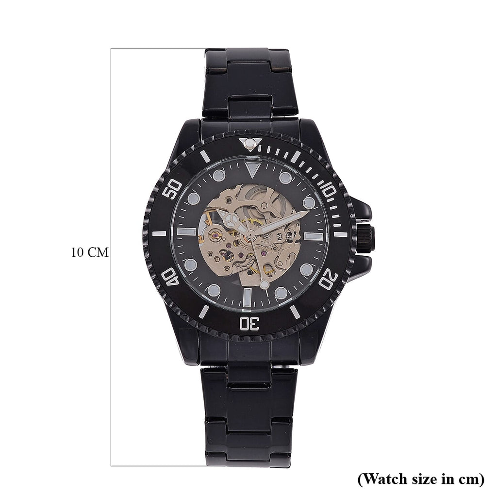 Genoa Time Limited Edition Automatic Skeleton Dial Watch - 3ATM Water Resistant - Presented in a gift box - Grey