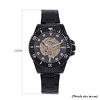 Genoa Time Limited Edition Automatic Skeleton Dial Watch - 3ATM Water Resistant - Presented in a gift box - Grey