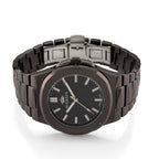 Majesty Miyota 2035 Movement 3ATM Water Resistant Black Hydraulic Dial Watch with Black Colour Chain Strap