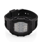 MAJESTY Digital Electronic 3ATM WR LCD Dial - Black Case Mens Watch with Black TUP Strap