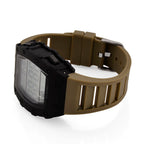 MAJESTY Digital Electronic 3ATM WR LCD Dial - Black Case Mens Watch with Coffee TUP Strap