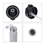 Closeout Deal - Set of 3 Sport Water Bottles with Gradient Colour Design - Black