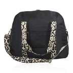 Waterproof Duffle Weekender Tote Bag with Shoulder Strap - Black