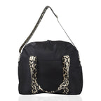 Waterproof Duffle Weekender Tote Bag with Shoulder Strap - Black