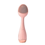 Waterproof Silicone Facial Cleansing Brush - Light Pink (with 4 Speeds - USB Charger)