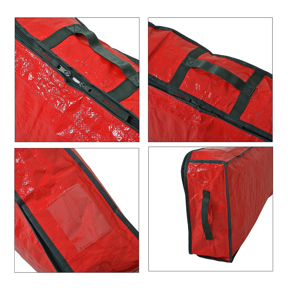 Waterproof Storage Bag with Multiple Pockets Inside - Red