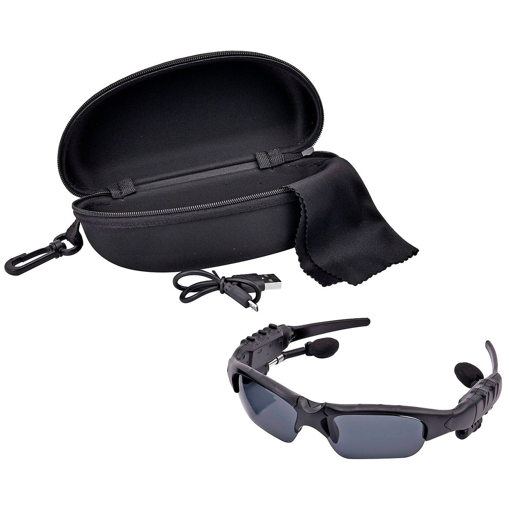 Sunglasses with Rechargeable Wireless Handsfree Earphones (Plays upto 3-4 Hrs) for Driving, Walking, Running, Gym and More