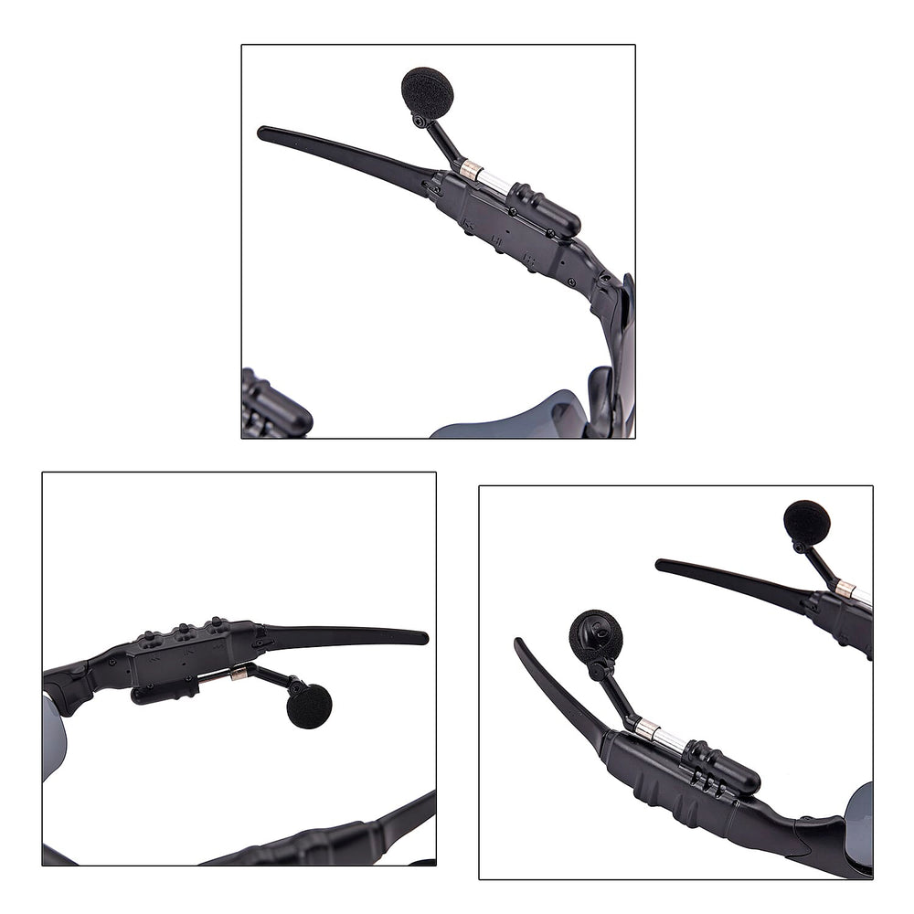 Sunglasses with Rechargeable Wireless Handsfree Earphones (Plays upto 3-4 Hrs) for Driving, Walking, Running, Gym and More