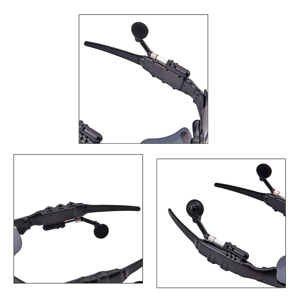 Sunglasses with Rechargeable Wireless Handsfree Earphones (Plays upto 3-4 Hrs) for Driving, Walking, Running, Gym and More