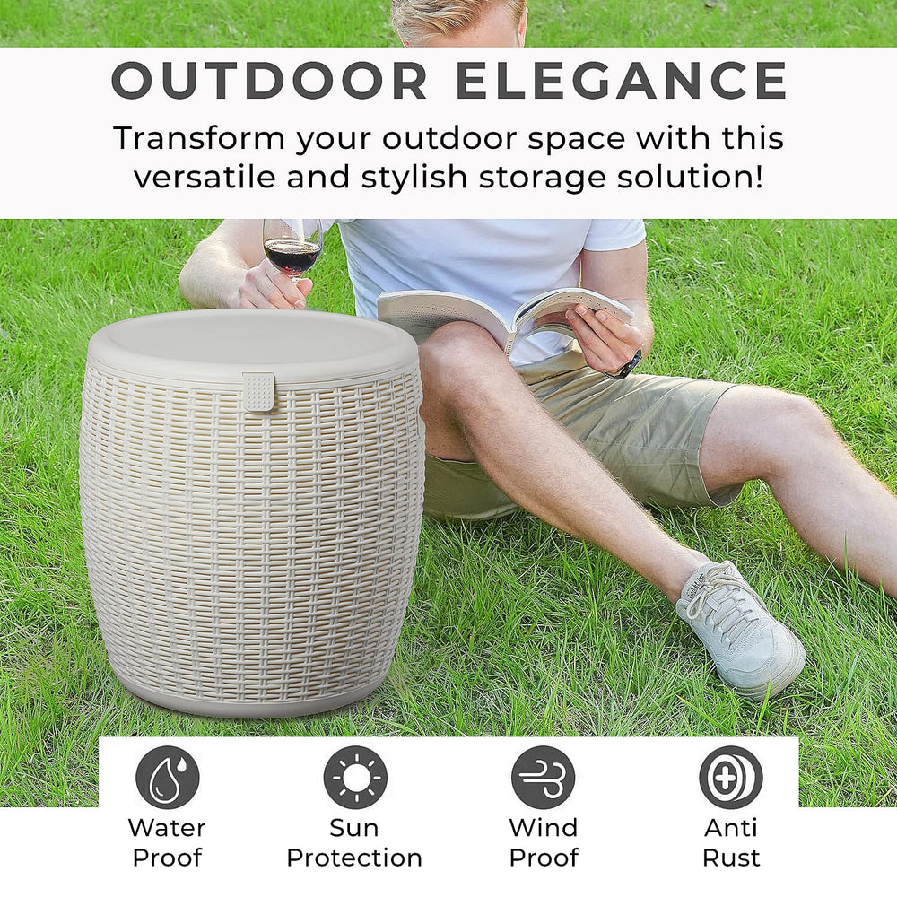 Weatherproof Bucket in White