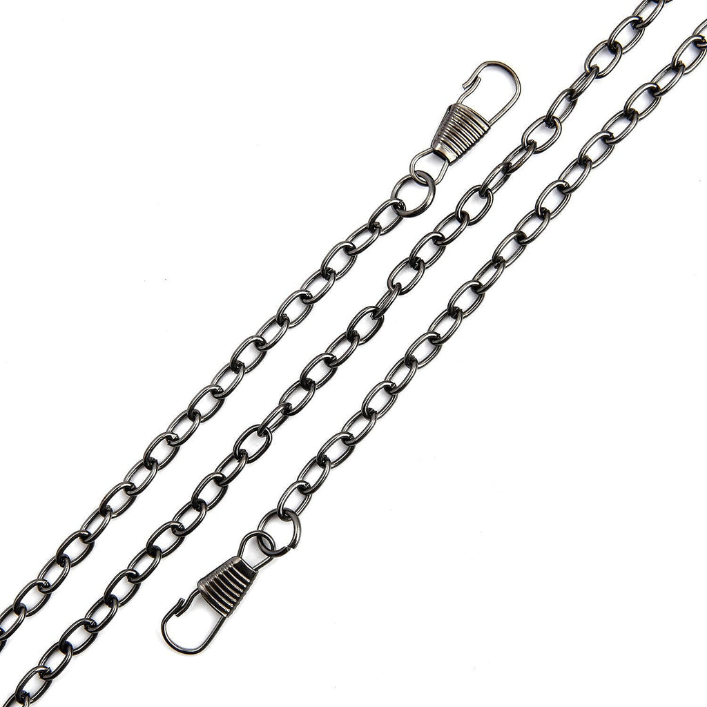 Weave Pattern Clutch Bag with Shoulder Metal Chain - Burgundy