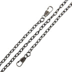 Weave Pattern Clutch Bag with Shoulder Metal Chain - Burgundy