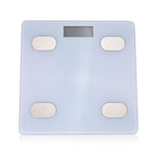 Body Weigh Scale with Bluetooth - Battery (2xAAA not incl.) - White