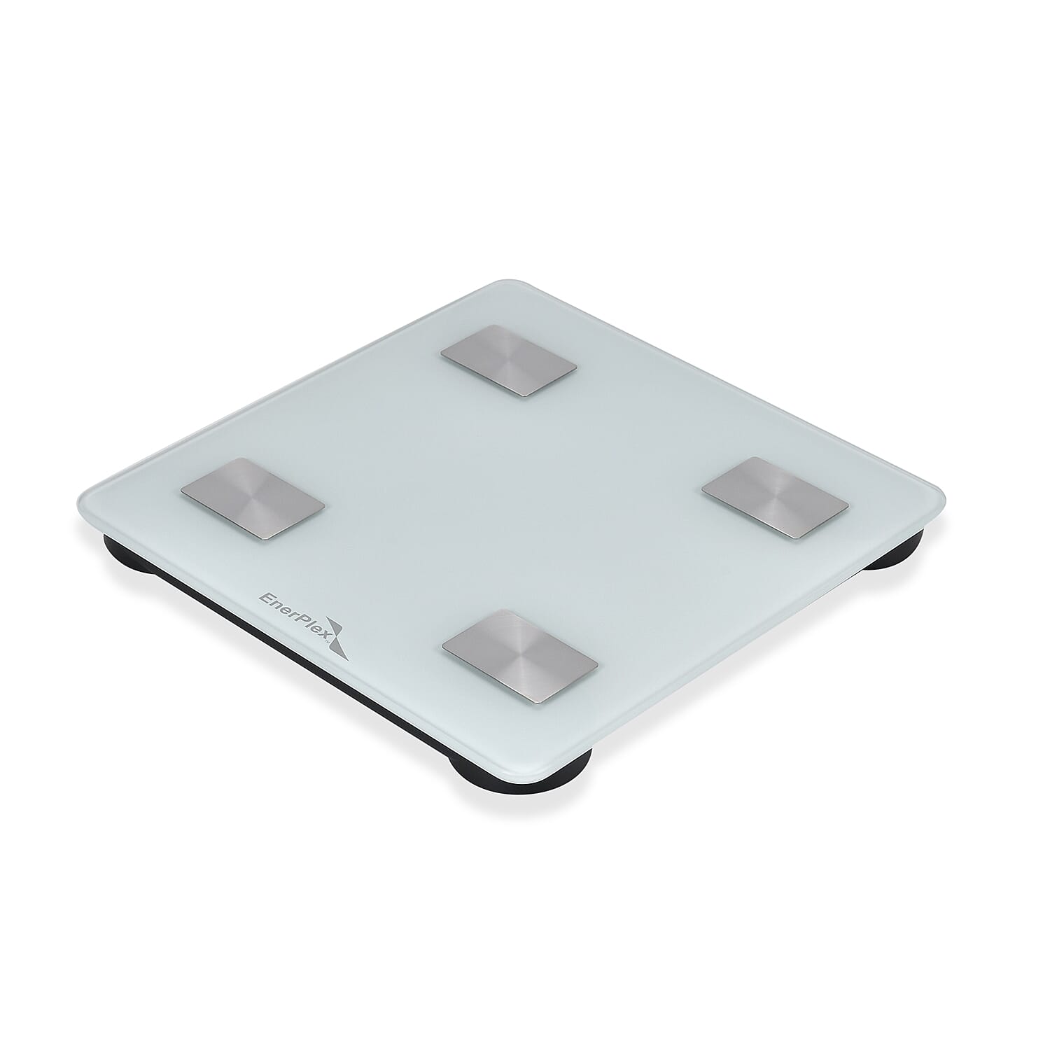 EnerPlex Digital Weight Scale (AAA battery Inc.) - White (Accurate Digital BMI Bathroom and Home Scale for Weighing and Home Workout)