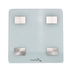 EnerPlex Digital Weight Scale (AAA battery Inc.) - White (Accurate Digital BMI Bathroom and Home Scale for Weighing and Home Workout)