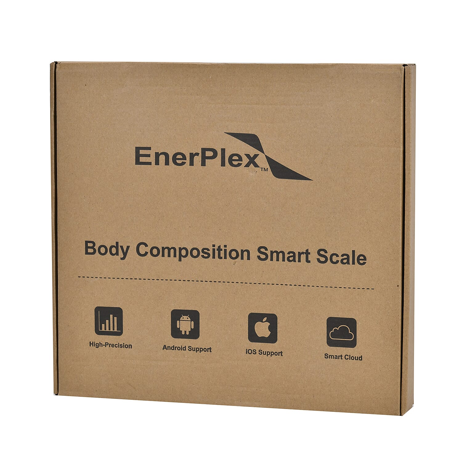 EnerPlex Digital Weight Scale (AAA battery Inc.) - White (Accurate Digital BMI Bathroom and Home Scale for Weighing and Home Workout)