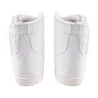 White Ankle Trainers with Faux Fur Lining (Size 3)