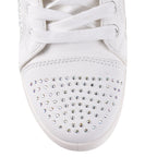 White Ankle Trainers with Faux Fur Lining (Size 3)