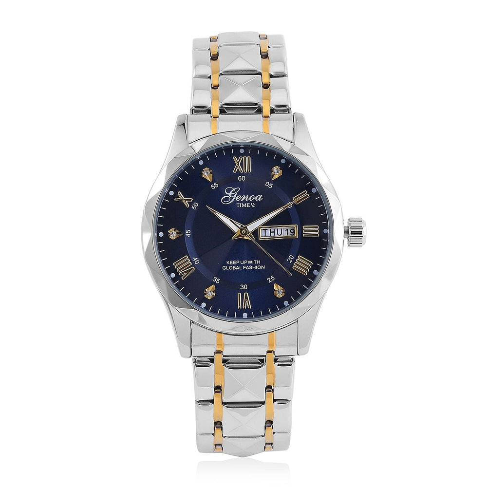 White Crystal  Watch Pure White Stainless Steel  0.05 ct  0.050  Ct.