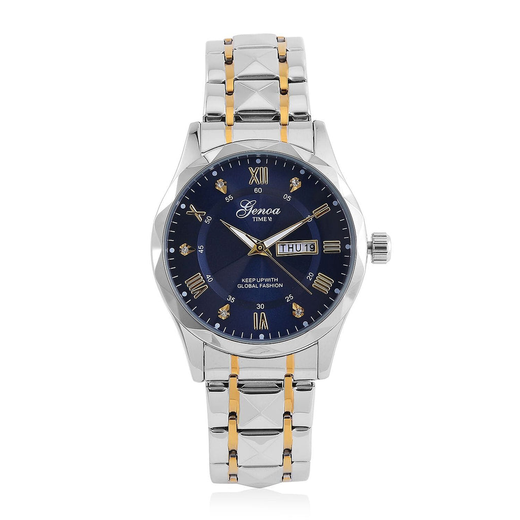 White Crystal  Watch Pure White Stainless Steel  0.05 ct  0.050  Ct.