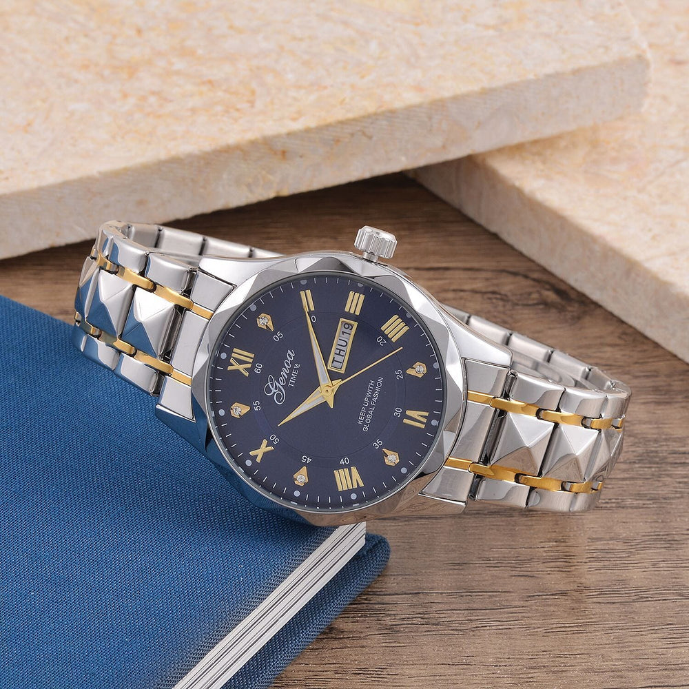 White Crystal  Watch Pure White Stainless Steel  0.05 ct  0.050  Ct.