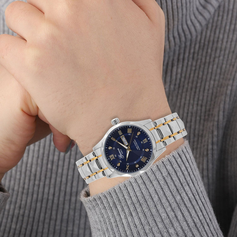 White Crystal  Watch Pure White Stainless Steel  0.05 ct  0.050  Ct.