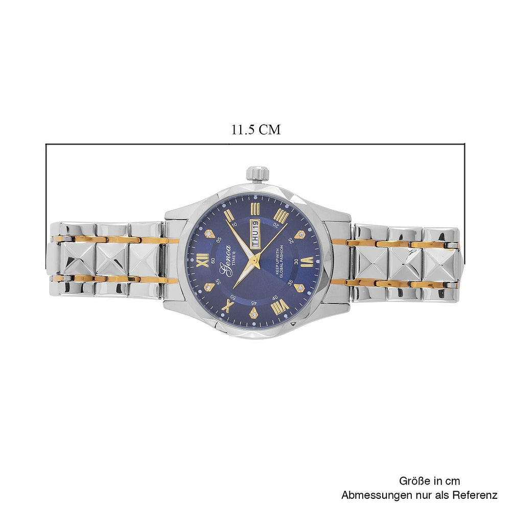 White Crystal  Watch Pure White Stainless Steel  0.05 ct  0.050  Ct.