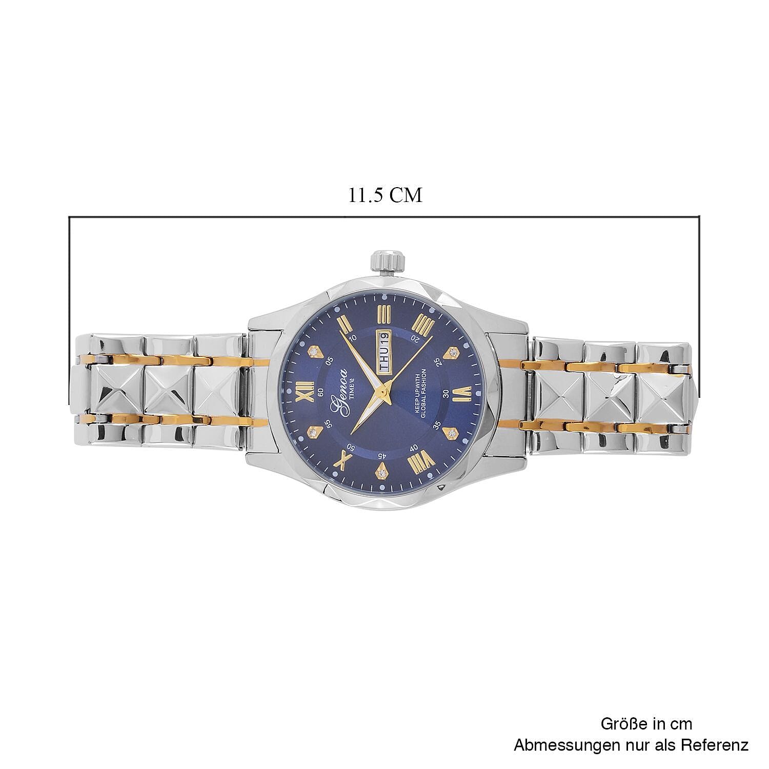 White Crystal  Watch Pure White Stainless Steel  0.05 ct  0.050  Ct.