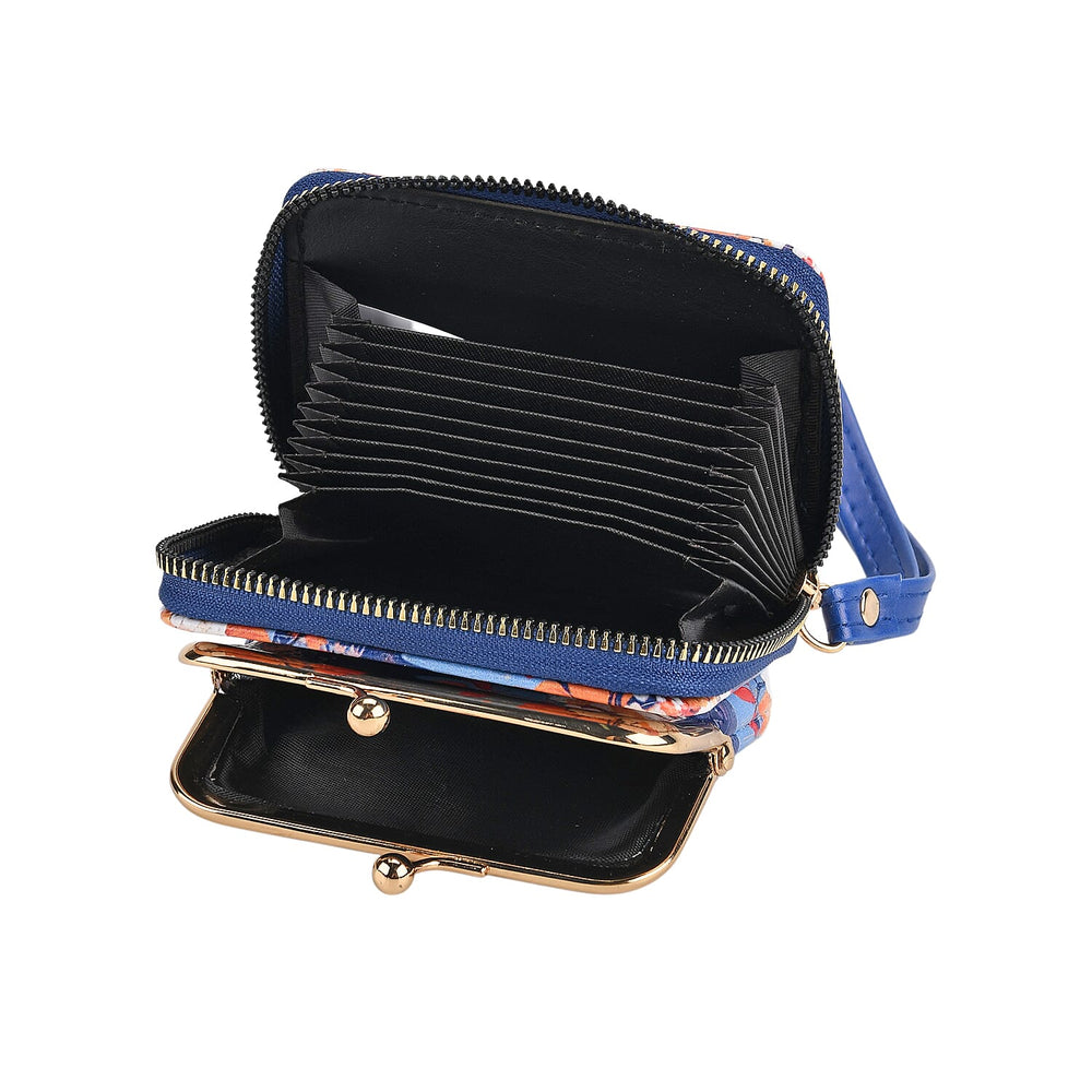 White Swan & Maple Leaf Print RFID Wallet