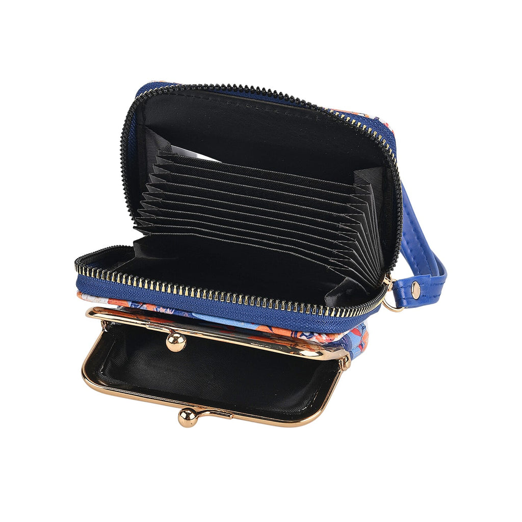 White Swan & Maple Leaf Print RFID Wallet